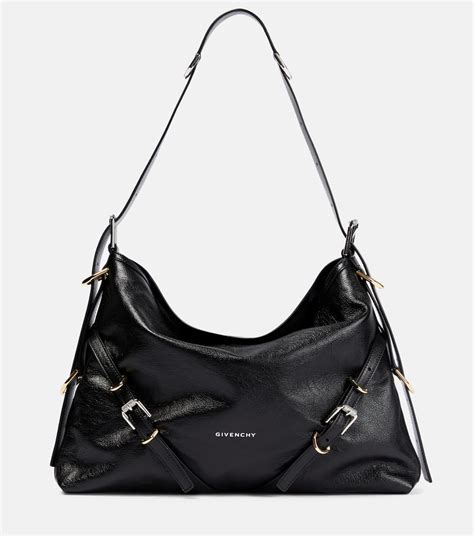 borsa in pelle tipo givenchy|Borsa Voyou media in pelle .